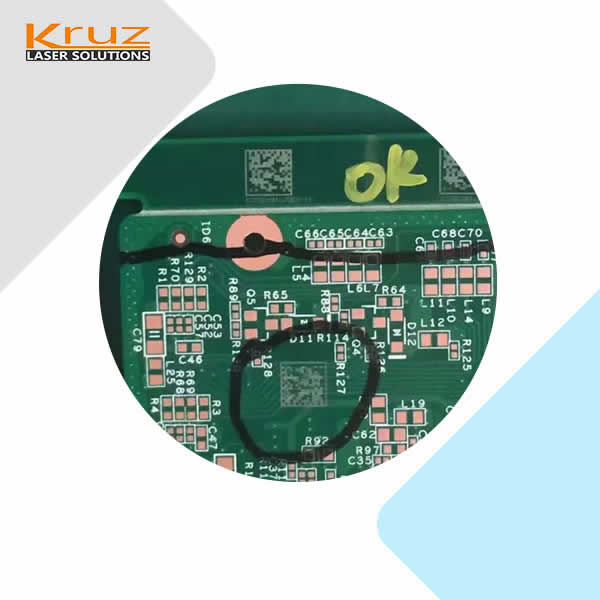 Electronics laser marking 